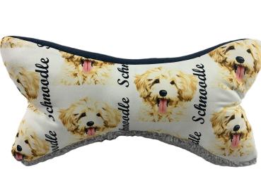 Schnoodle blond - Leseknochen, Nackenkissen, Pflegekissen